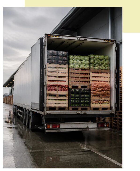 Перевозка плодоовощной продукции в Ярцево по цене от 5087 р. | Агросервис-Рцв